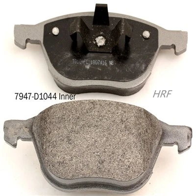 Pastiglie freno in ceramica a basso contenuto di polvere